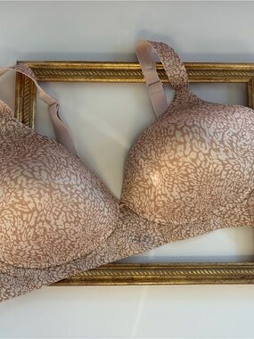 BALI  plus size Seamless Nude Animal-Print T-Shirt Bra size 2xl